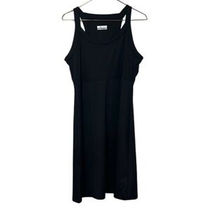 Columbia Black Sporty Athletic Dress Racerback Size Medium